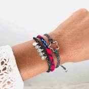 Bracelet perles message - Maé