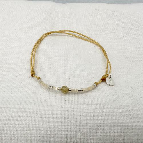 Bracelet perle cordon - Cécilia