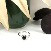 Bague sertis clos cabochon - Dunya