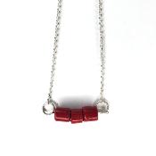 Collier perles rouge - Ayoni