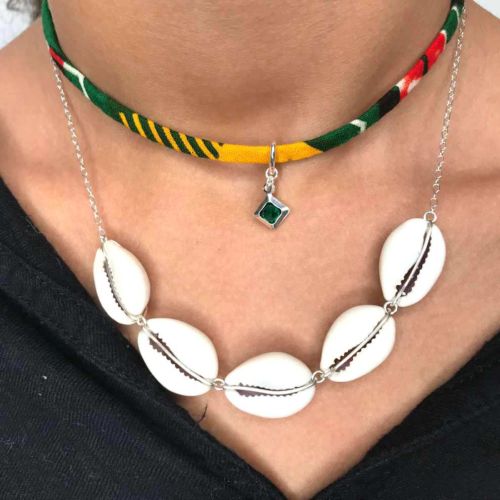 Collier ras de cou wax - Meji