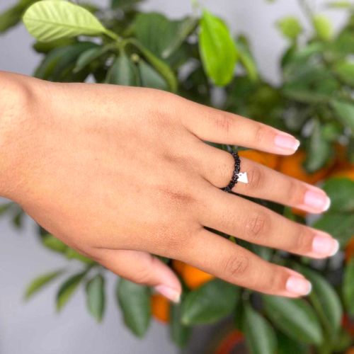 Bague élastique argent - Ola