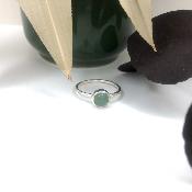 Bague sertis clos cabochon - Dunya