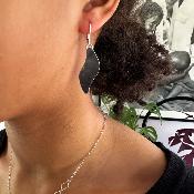 Crochet d’oreille argent - Yeleen