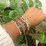 Bracelet double noeud coulissant - Laurel