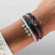 Bracelet perles message - Maé
