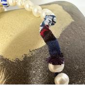 collier argent avec perle de culture - Kadia
