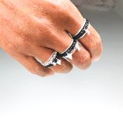 Bague élastique argent - Ola
