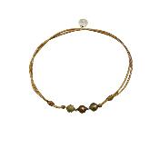 Bracelet double noeud coulissant - Laurel