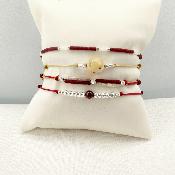 Bracelet pierre cordon - Thaira