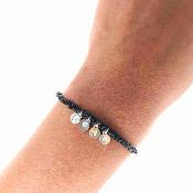 Bracelet perles message - Ma