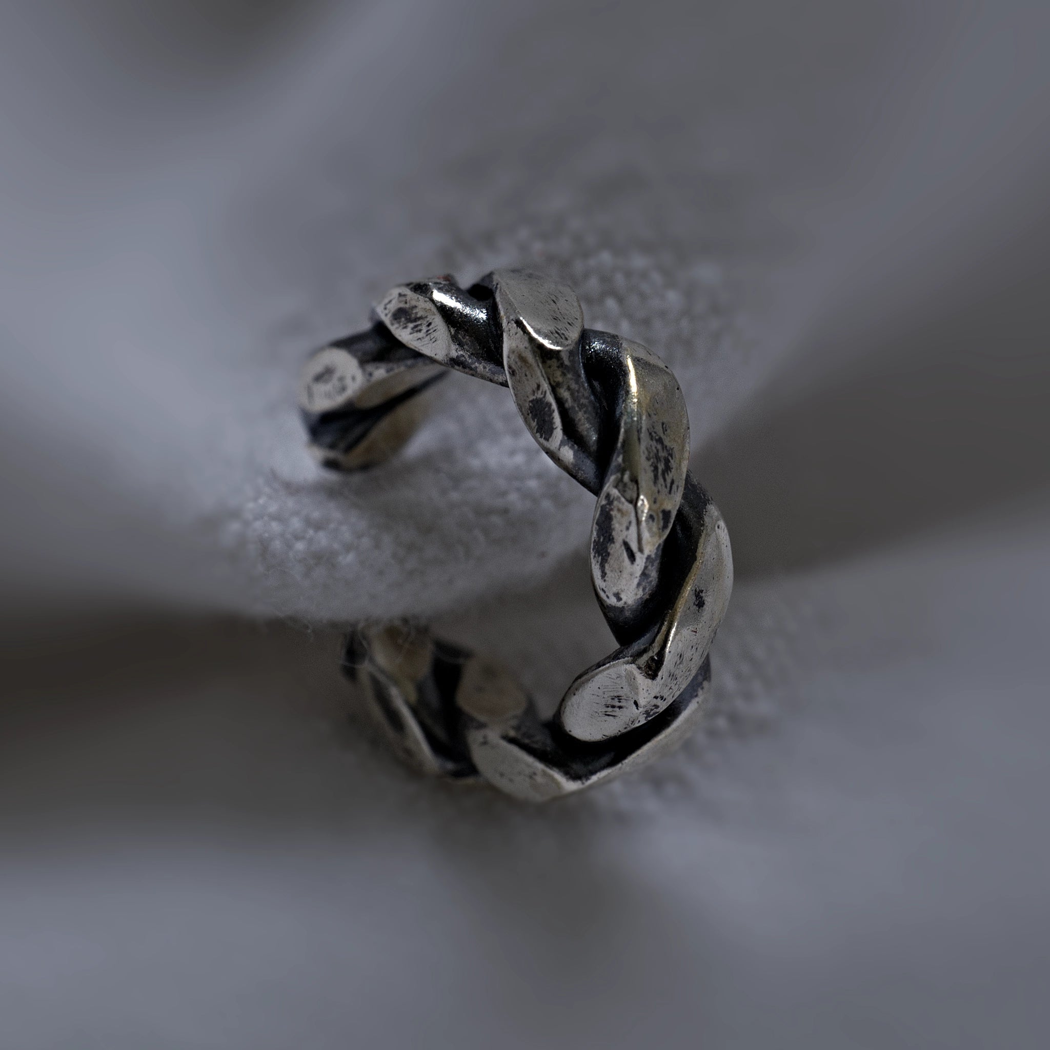 Earcuff Imara argent 925 oxydé torsade large collection Keloïd EMIKemi
